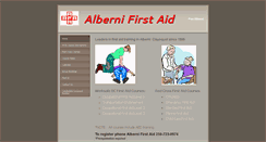 Desktop Screenshot of albernifirstaid.com